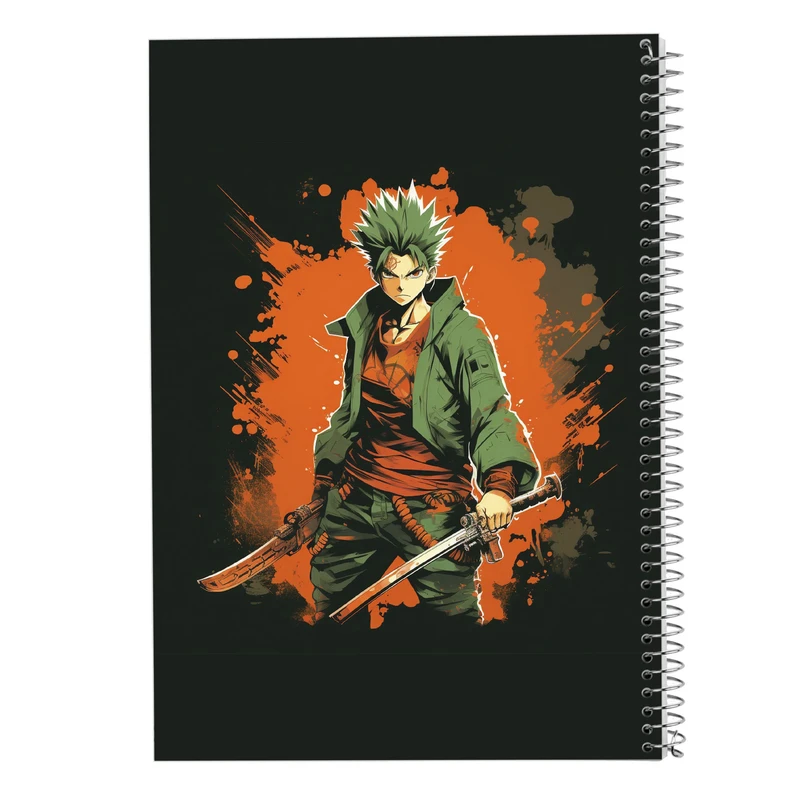 دفتر شطرنجی 50 برگ مدوپد مدل Naroto کد DF11192