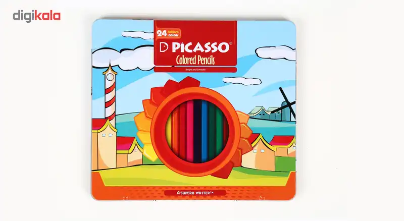 مداد رنگی 24 رنگ پیکاسو مدل 6099