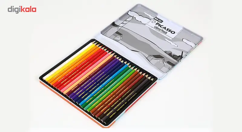 مداد رنگی 24 رنگ پیکاسو مدل 6099