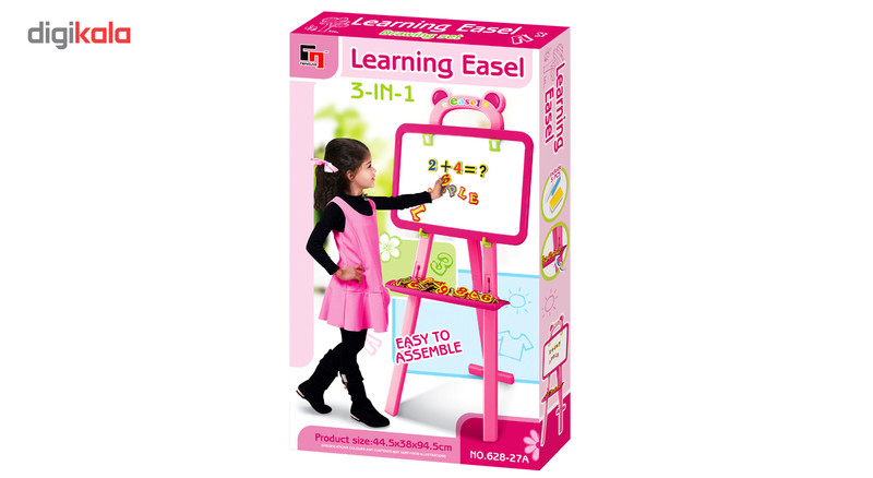 تخته وایت برد آموزشی سه کاره تنگجیا مدل Learning Easel 3-in-1 628-27A تخته وایت برد آموزشی سه کاره تنگجیا مدل Learning Easel 3-in-1 628-27A