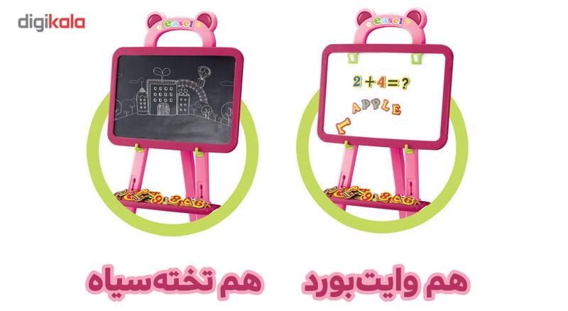 تخته وایت برد آموزشی سه کاره تنگجیا مدل Learning Easel 3-in-1 628-27A تخته وایت برد آموزشی سه کاره تنگجیا مدل Learning Easel 3-in-1 628-27A