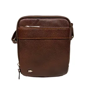 کیف رودوشی مردانه سرزمین چرم مدل لوییز کد 301323