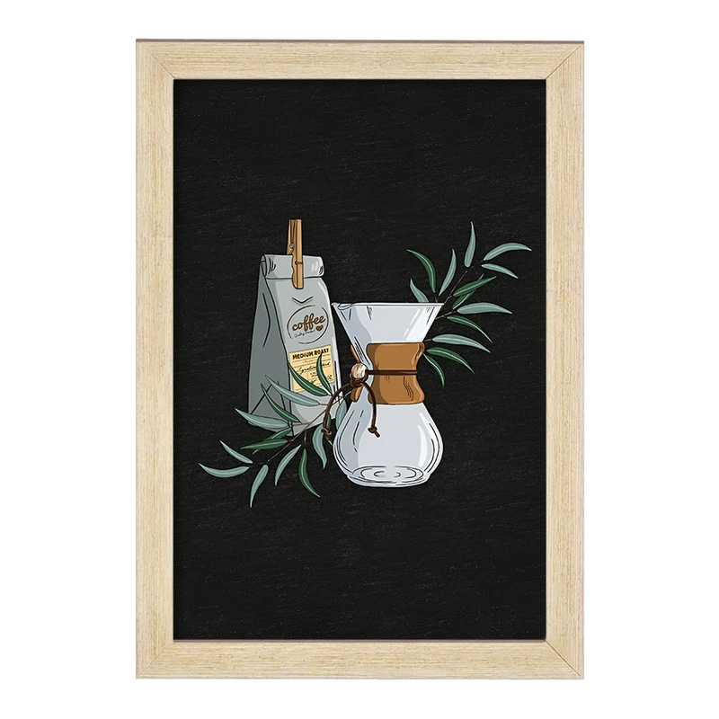 تابلو خندالو مدل قهوه کد F11048