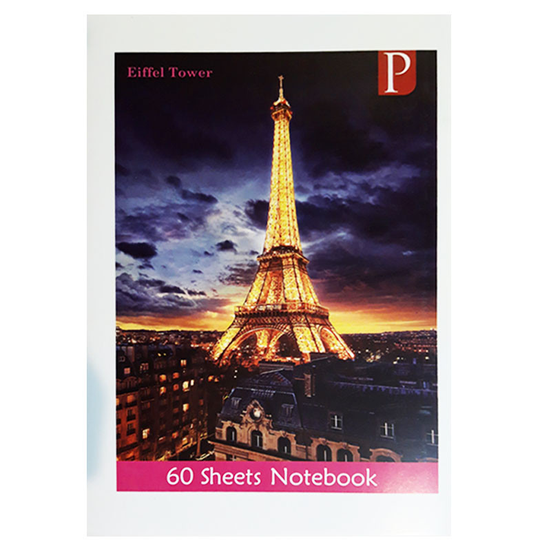 دفتر مشق 60 برگ مدل برج ایفل