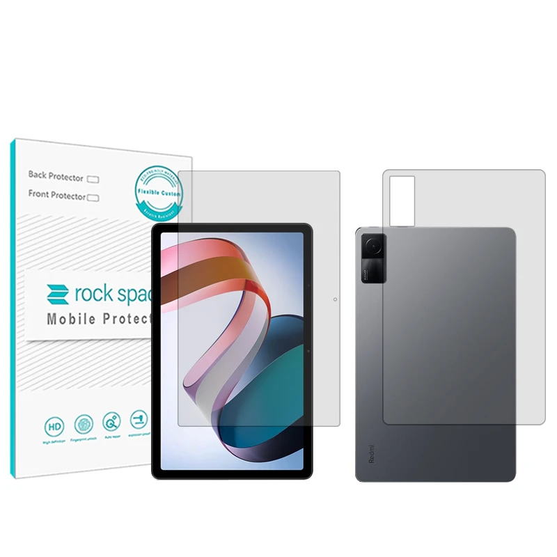 محافظ صفحه نمایش شفاف راک اسپیس مدل Hygel مناسب برای تبلت شیائومی Redmi Pad به همراه محافظ پشت تبلت