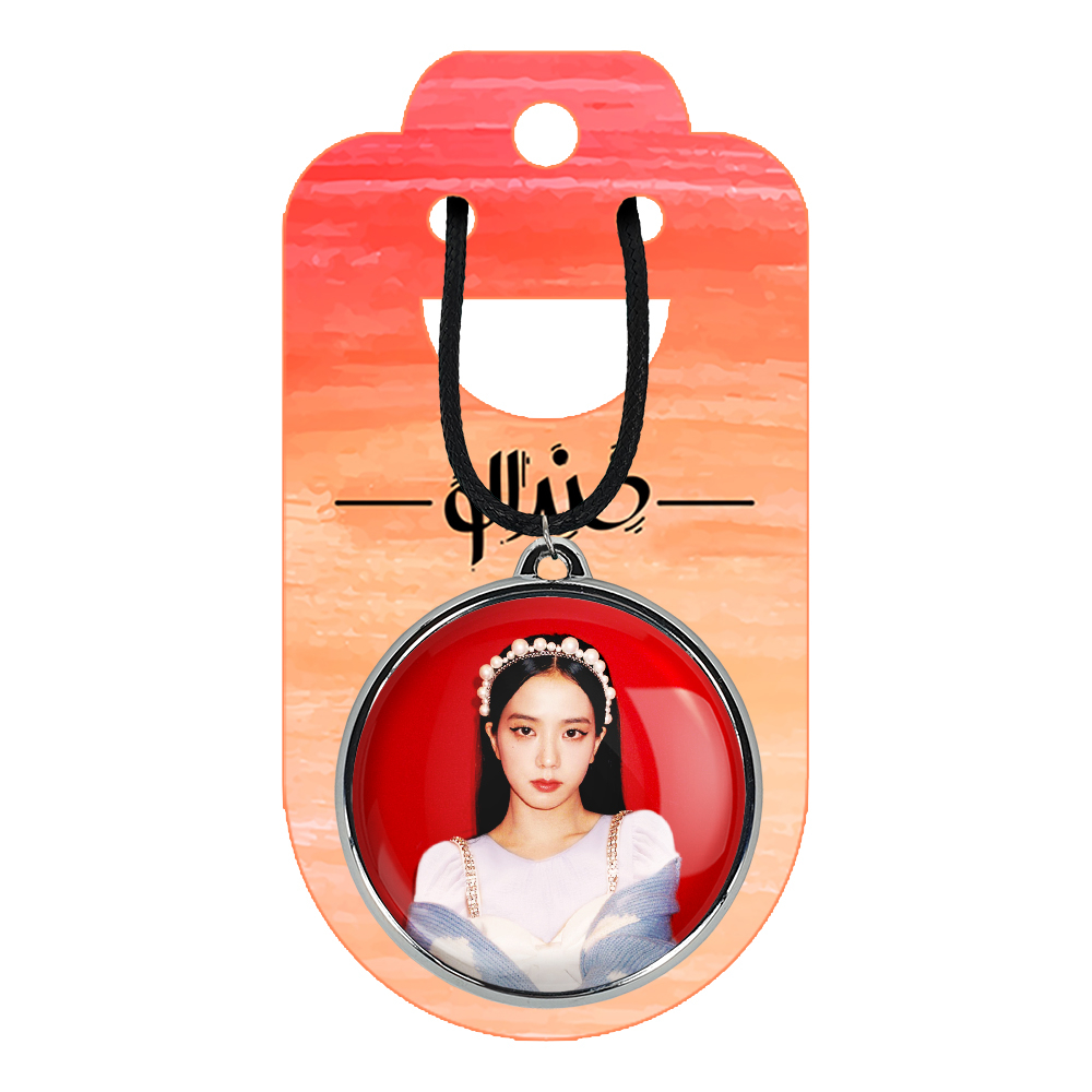 گردنبند خندالو مدل جیسو بلک پینک کد 1418214181