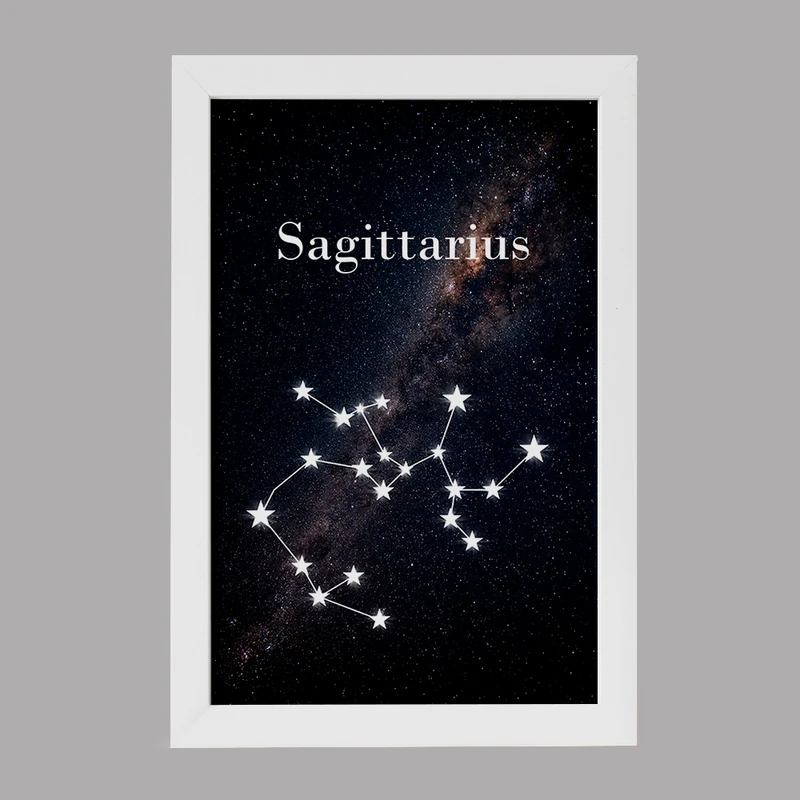 تابلو خندالو مدل دکوراتیو ماه تولد آذر Sagittarius کد M52 مجموعه 1 عددی
