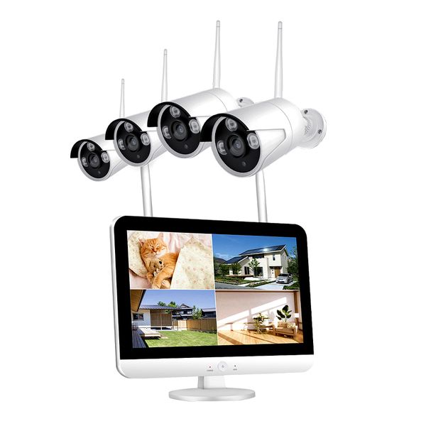 سیستم امنیتی کامل دوربین مداربسته بی سیم مدل 12.5i-2 به همراه مانیتور