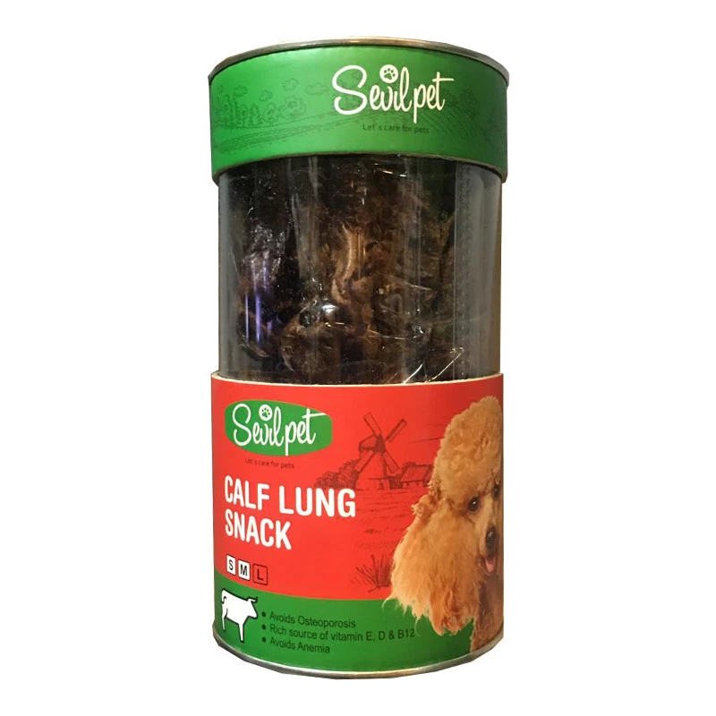 غذای تشویقی سگ و گربه سویل پت مدل Calf Lung Snack وزن 140 گرم