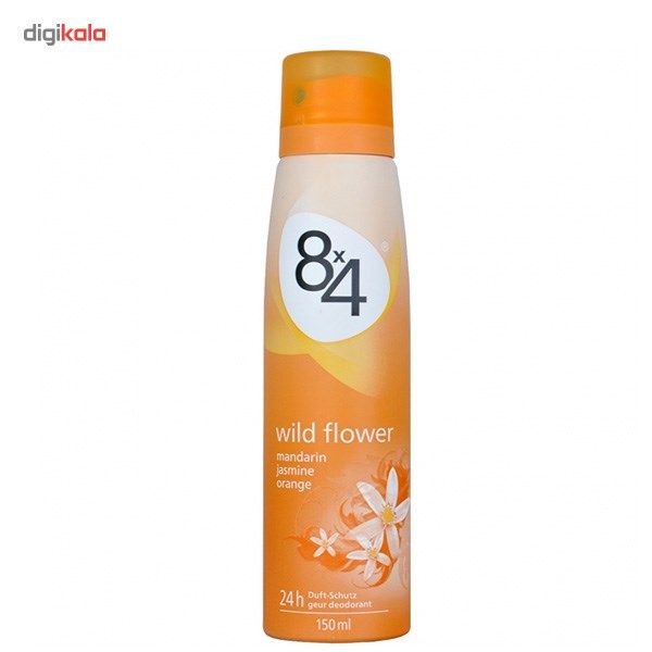 اسپری زنانه هشت در چهار مدل Wild Flower حجم 150 میلی لیتر -  - 2