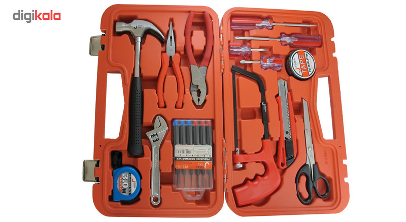 مجموعه 14 عددی ابزار با جعبه ابزار صامو پرشین مدل G 348