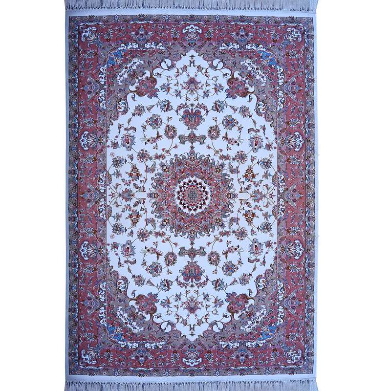 فرش ماشینی رادین اصفهان طرح علیا تبریز رنگ زمینه صدفی