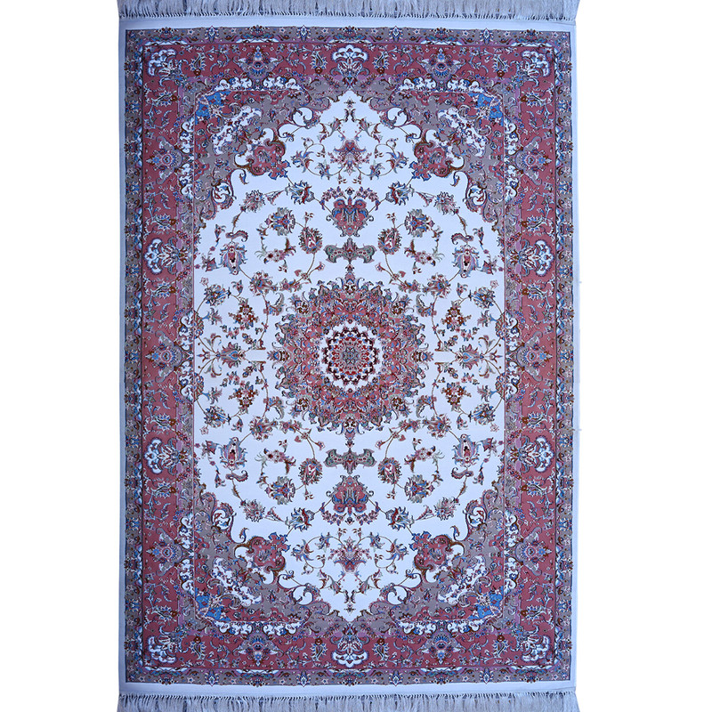 فرش ماشینی رادین اصفهان طرح علیا تبریز رنگ زمینه صدفی