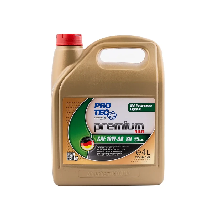 عکس شماره 3 : روغن موتور پروتک مدل 10w40 sn فول سنتیک حجم 4 لیتر