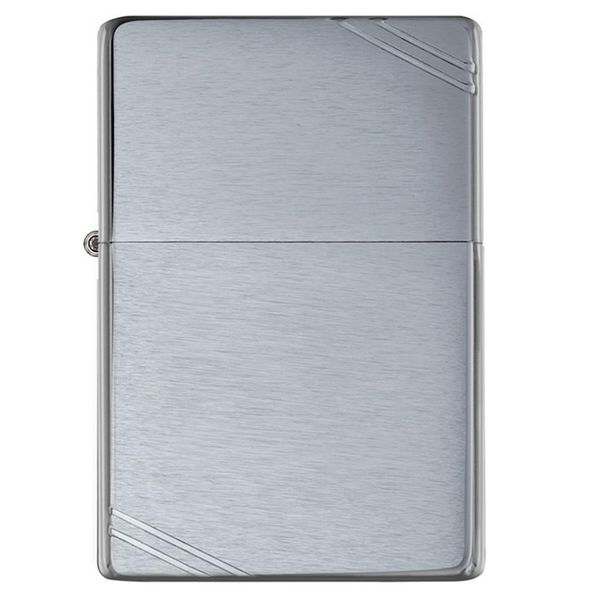 فندک زیپو مدل Brushed Chrome Vintage with Slashes کد 230 فندک زیپو مدل Brushed Chrome Vintage with Slashes کد 230