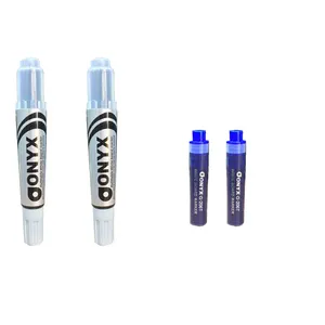 ماژیک وایت برد اونیکس آبی مدل 4X به همراه یدک مجموعه 4 عددی سایز R1