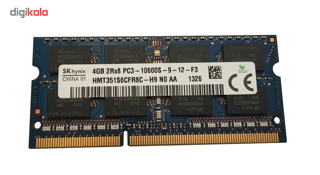 رم لپ تاپ اس کی هاینیکس مدل 1333 DDR3 PC3 10600S MHz ظرفیت 4 گیگابایت