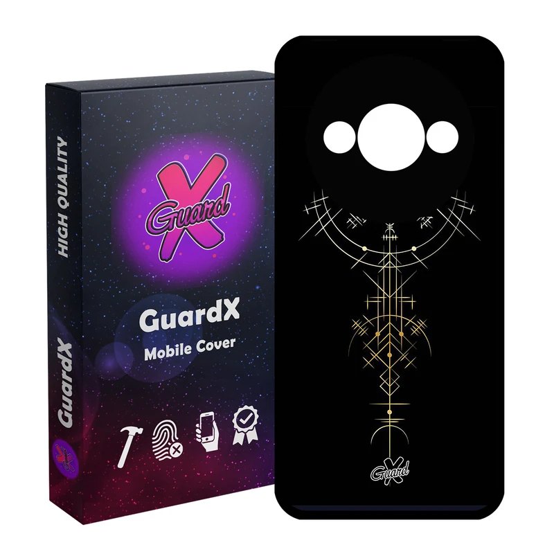 کاور گارد ایکس طرح Shape مدل قاب Glass10238 مناسب برای گوشی موبایل شیائومی Redmi A3 4G/ A3X 4G/ Poco C61