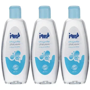 روغن بدن کودک فیروز مدل B12 حجم 200 میلی لیتر بسته 3 عددی