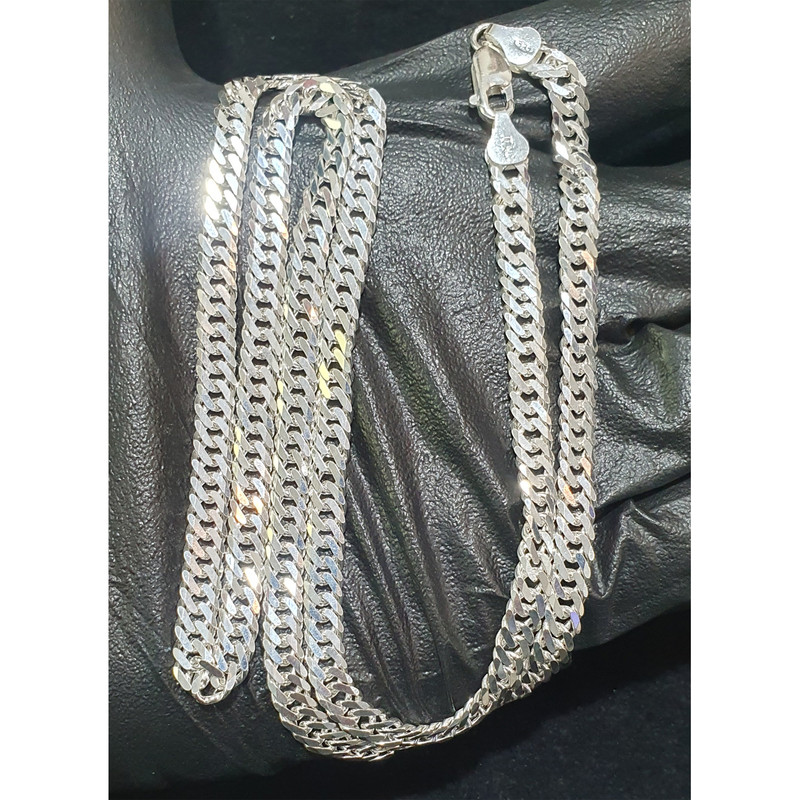 زنجیر نقره مردانه کد 27.38 زنجیر نقره مردانه کد 27.38