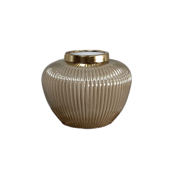 گلدان دکوری مدل  شیشه ای