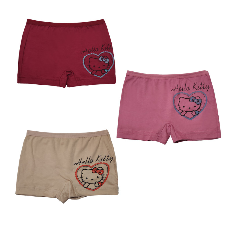 شورت دخترانه مدل 2-13 مجموعه 3 عددی