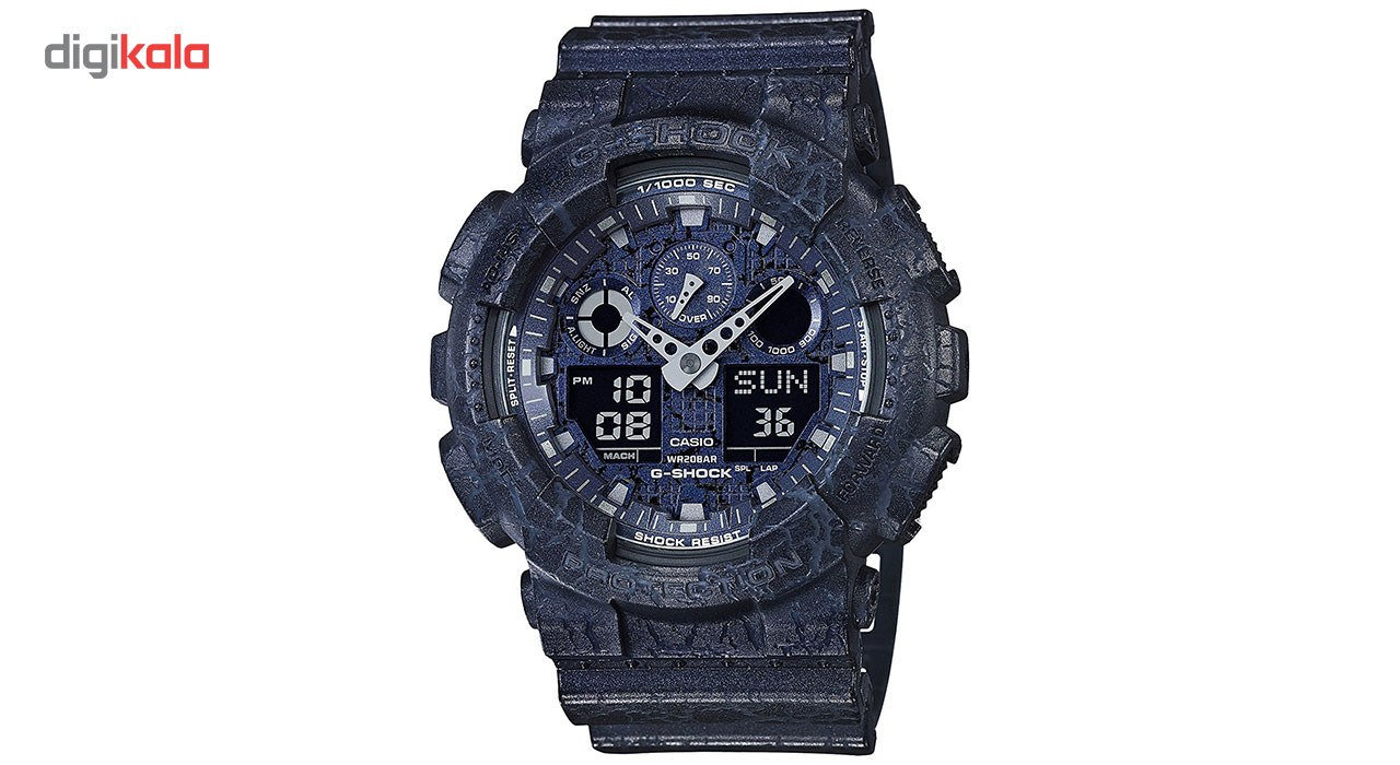 ساعت مچی عقربه ای مردانه کاسیو جی شاک مدل GA-100CG-2ADR
