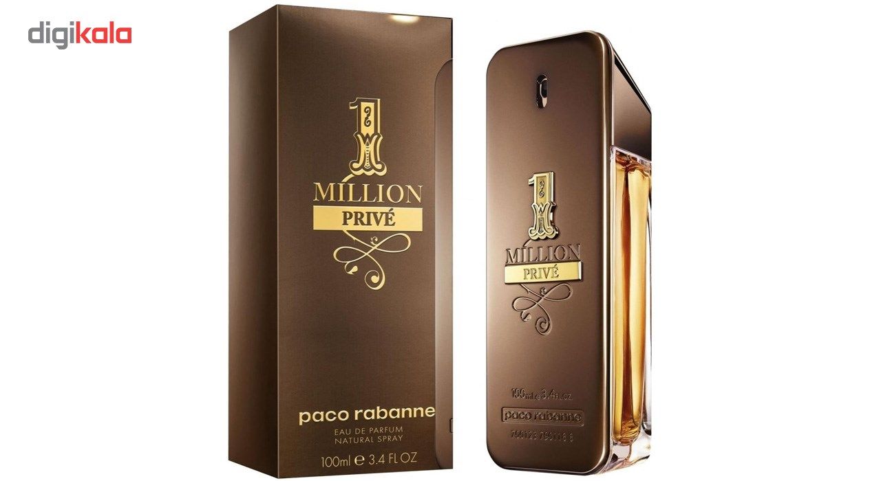 ادو پرفیوم مردانه پاکو رابان مدل 1 Million Prive حجم 100 میلی لیتر -  - 3