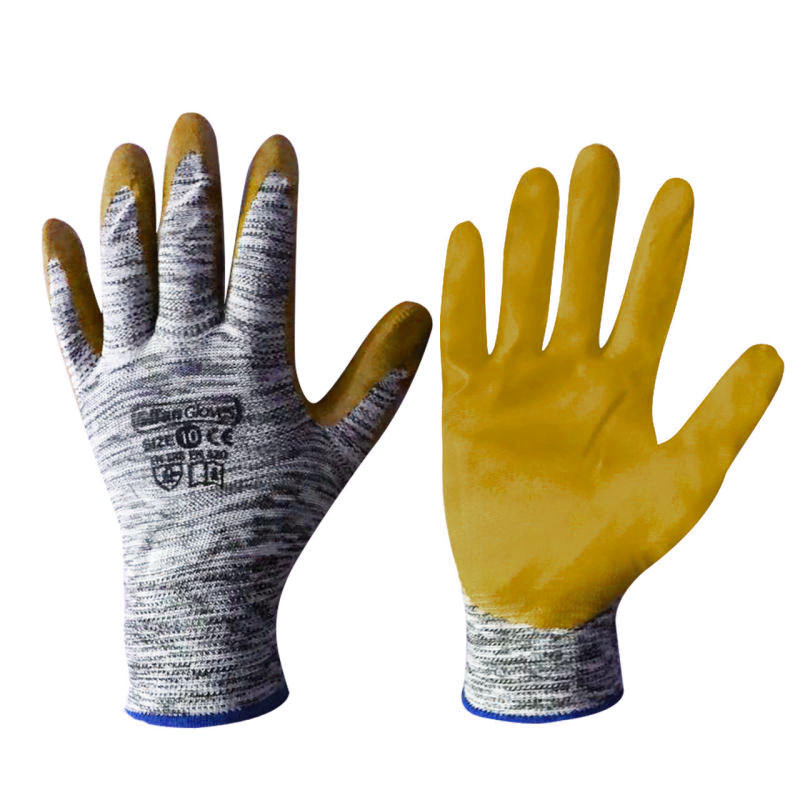 دستکش ایمنی دستکش گیلان مدل نیتریل 452 مجموعه 12 عددی