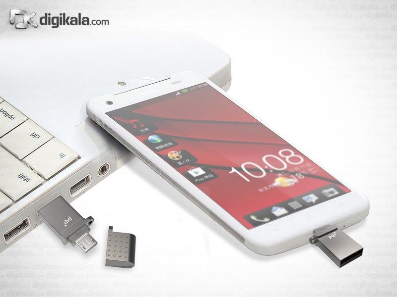 فلش مموری OTG USB پی کیو آی مدل Connect 201 U837 ظرفیت 16 گیگابایت main 1 5