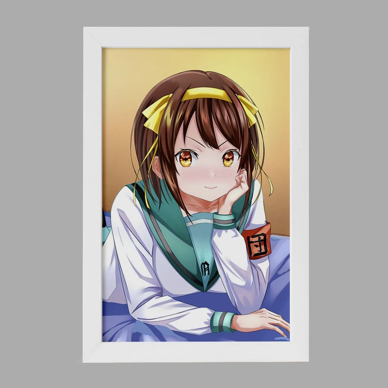 تابلو خندالو مدل هاروهی انیمه ناپدید شدن هارومی سوزومیا The Disappearance of Haruhi Suzumiya  کد 23145
