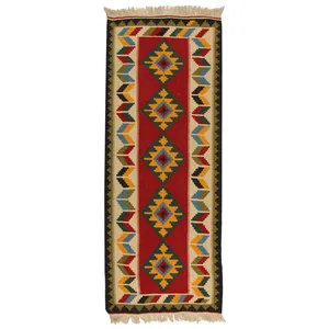 گلیم دستبافت کناره طول دو متری کد 990866