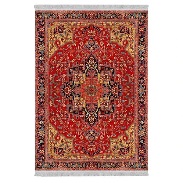 فرش پارچه‌ای دفه مدل فرشینه طرح مدرن کد 564