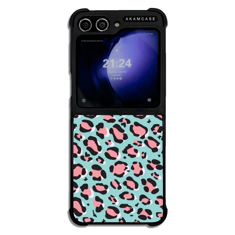 کاور آکام مدل AMCWSGZFLIP5-PANTHER PATTERN12 مناسب برای گوشی موبایل سامسونگ Galaxy Z Flip 5