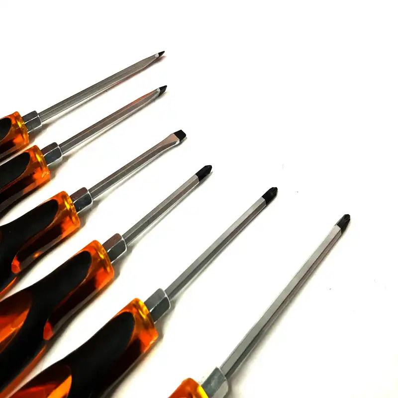 پیچ گوشتی یک سر چهارسو یک سر دو سو زد ایکس مدل ZX-7 بسته 6 عددی