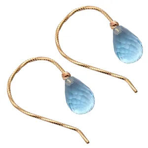 گوشواره طلا 18 عیار رزگالری کد N002