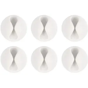 BlueLounge CableDrop Cable Holder Pack Of 6