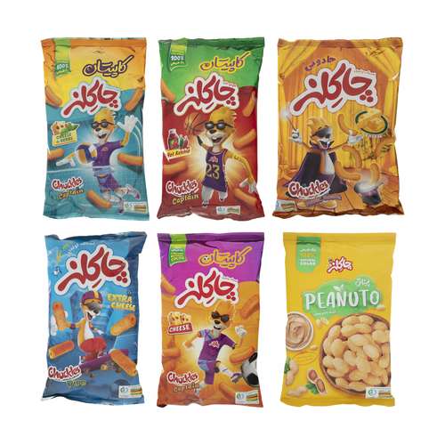 اسنک چاکلز - 65 گرم مجموعه 6 عددی