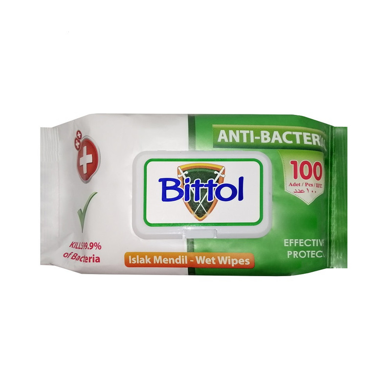 دستمال مرطوب بیتول مدل Anti Bacterial بسته 100 عددی دستمال مرطوب بیتول مدل Anti Bacterial بسته 100 عددی