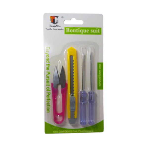 مجموعه 4 عددی ابزار تیان مو مدل 004 مجموعه 4 عددی ابزار تیان مو مدل 004