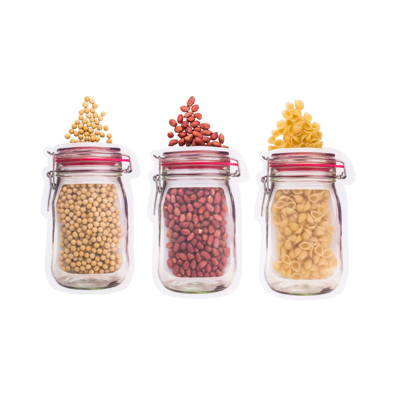 کیسه زیپ دار مدل Bottle بسته 3 عددی