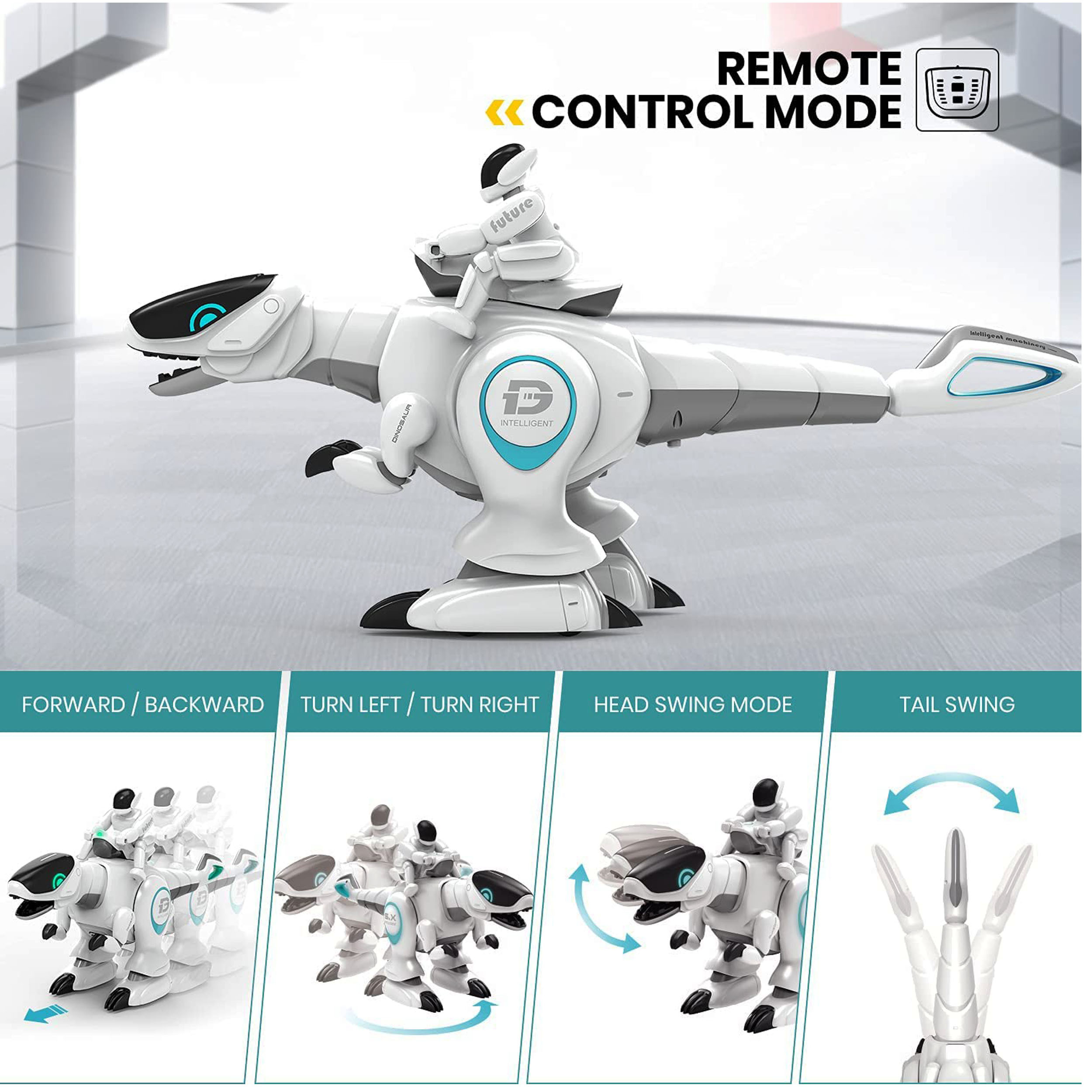 ربات کنترلی اس ایکس مدل دایناسور با سوار کد 101-429