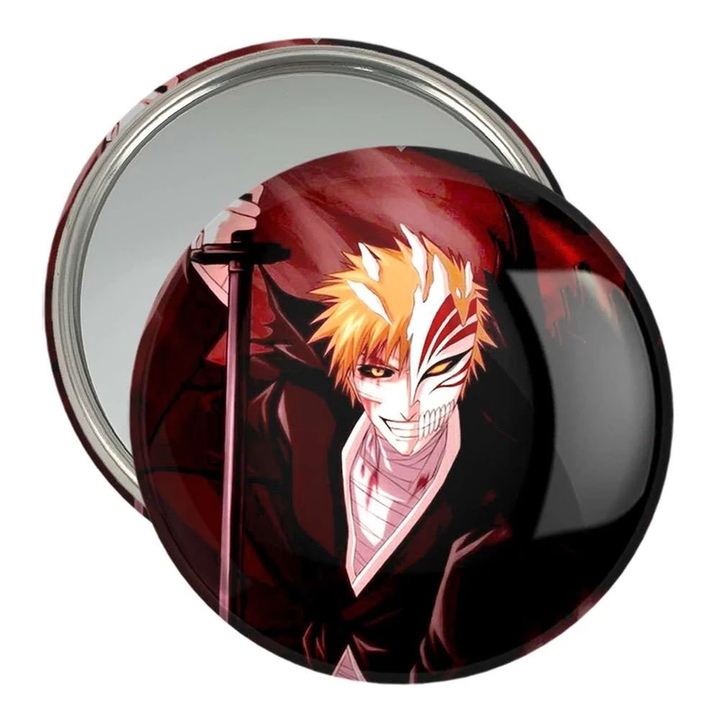 آینه جیبی خندالو طرح ایچیگو کوروساکی انیمه بلیچ Bleach  کد 4958