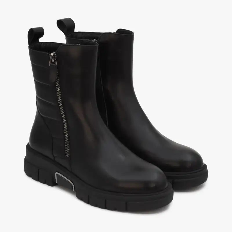 نیم بوت زنانه چرم تهران مدل U72M