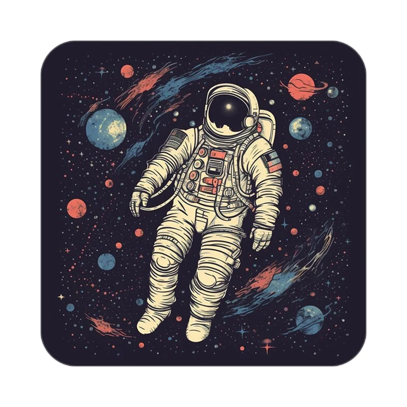 زیر لیوانی کاکتی طرح فضانورد مدل mp46398