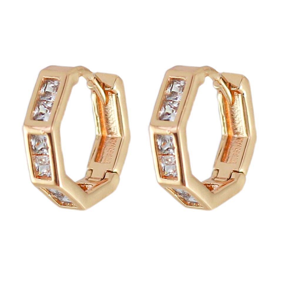 گوشواره زنانه ژوپینگ مدل قلب کد AAC988 -  - 1