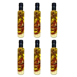 روغن زیتون چاشنی لیمویی ویترین فود - 1500 میلی لیتر بسته‌ 6 عددی