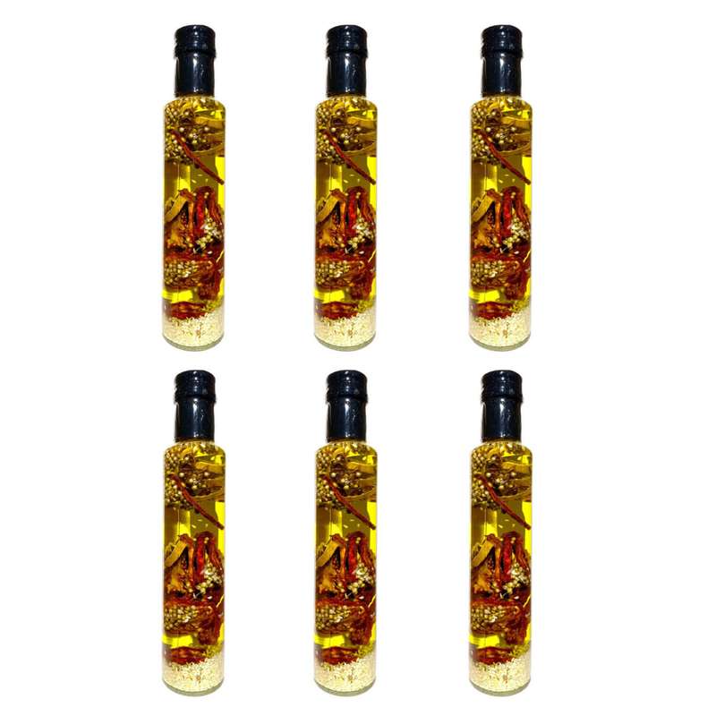 روغن زیتون چاشنی لیمویی ویترین فود - 1500 میلی لیتر بسته‌ 6 عددی