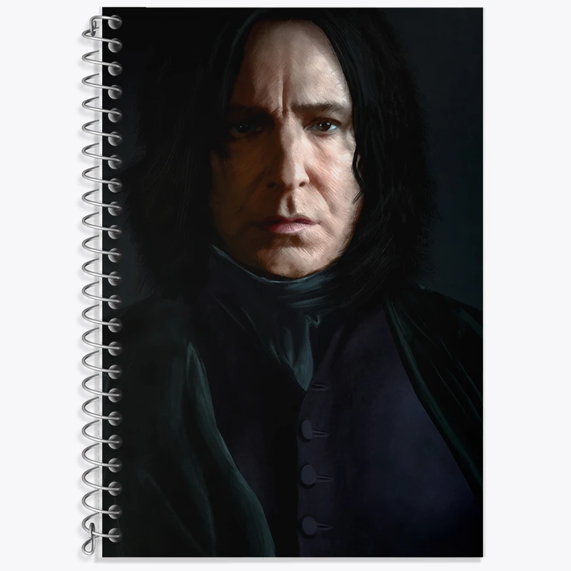 دفتر زبان 50 برگ خندالو مدل سه خط طرح اسنیپ هری پاتر کد F1417