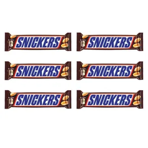 Snickers Chocolate Bar 50g - 6 Count